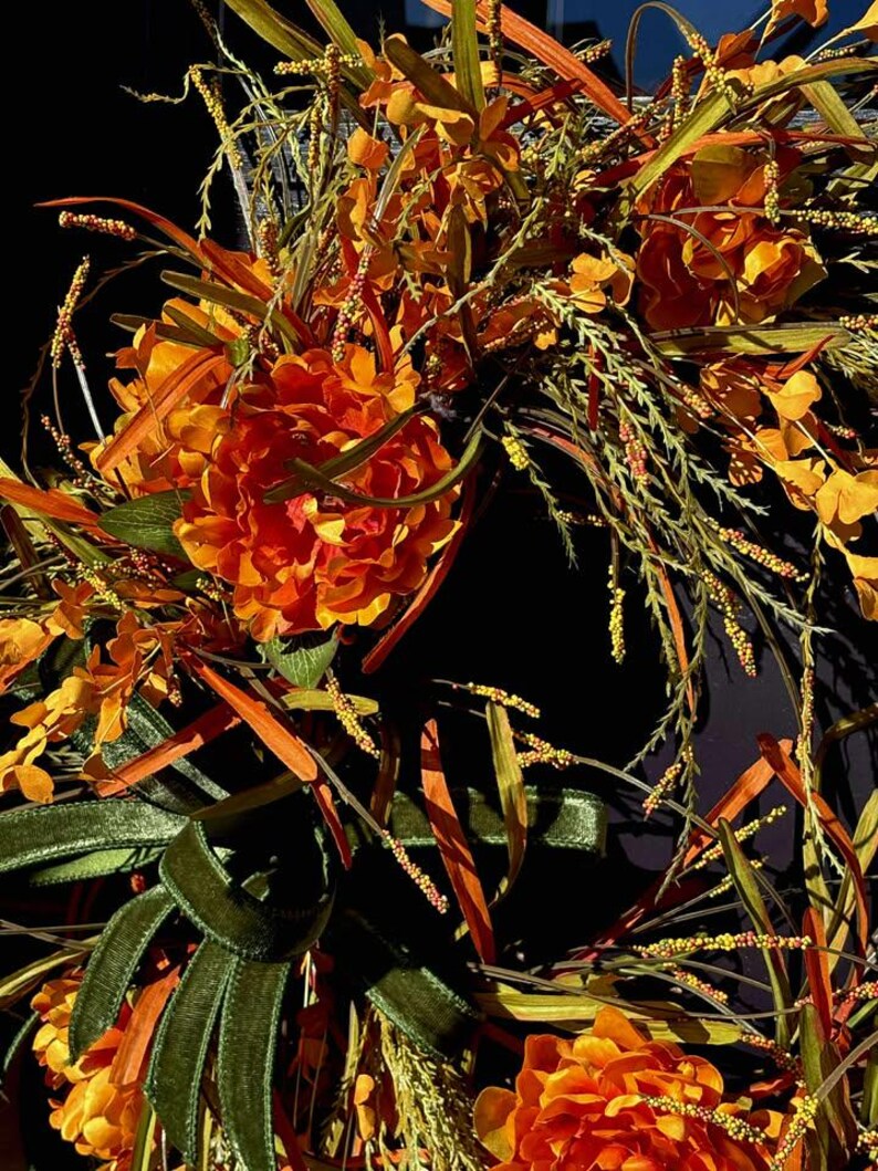 Rustic Fall Grapevine Wreath for Front Door - Etsy