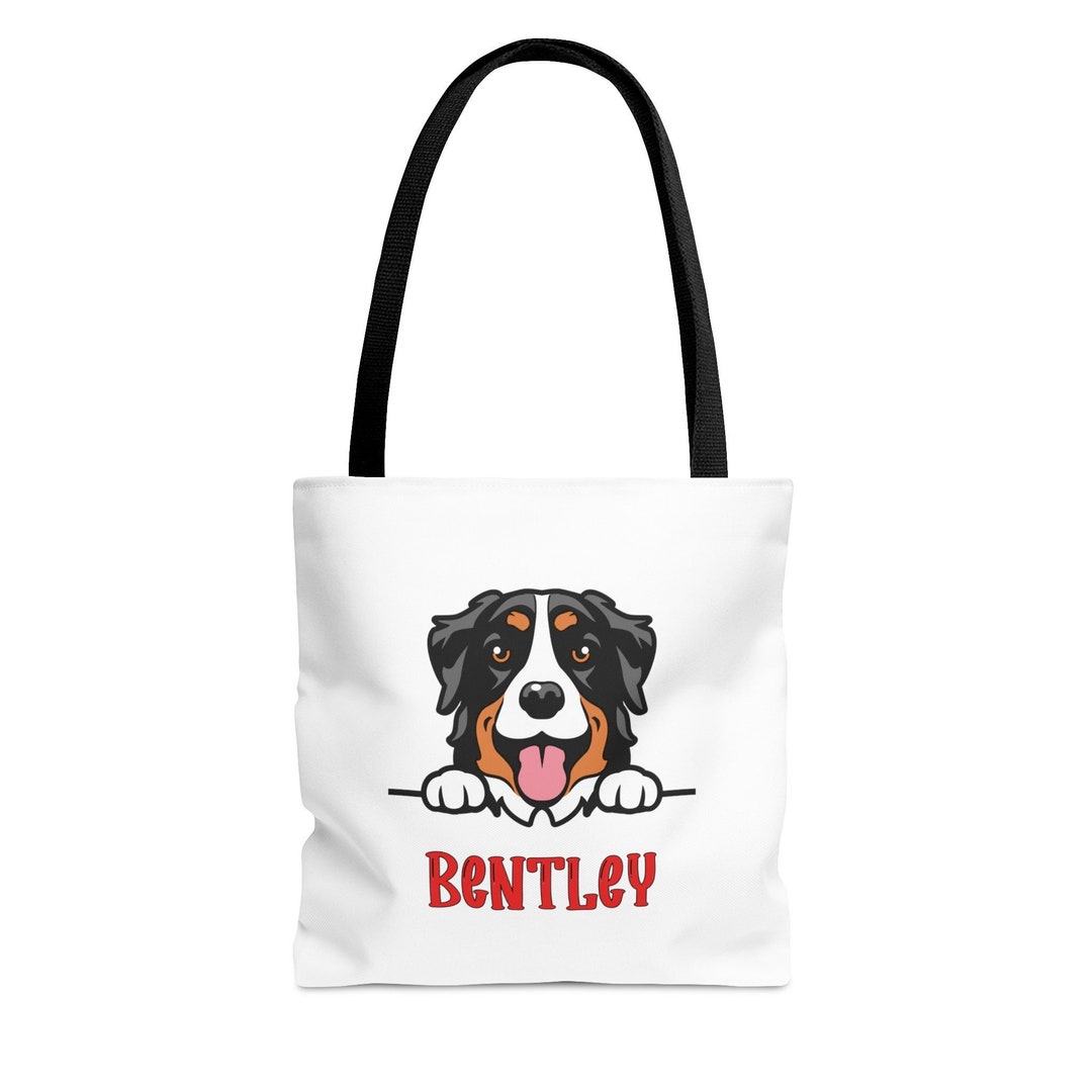 Personalized Dog Tote Custom Pet Bag With Personalized Dog Etsy