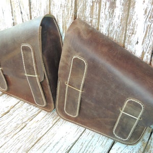 Motorcycle Saddlebags / Leather Saddlebags / Motorcycle Swingarm Bags / Motorcycle Side Bags / Leather Saddle Bags / Motorcycle Accessories