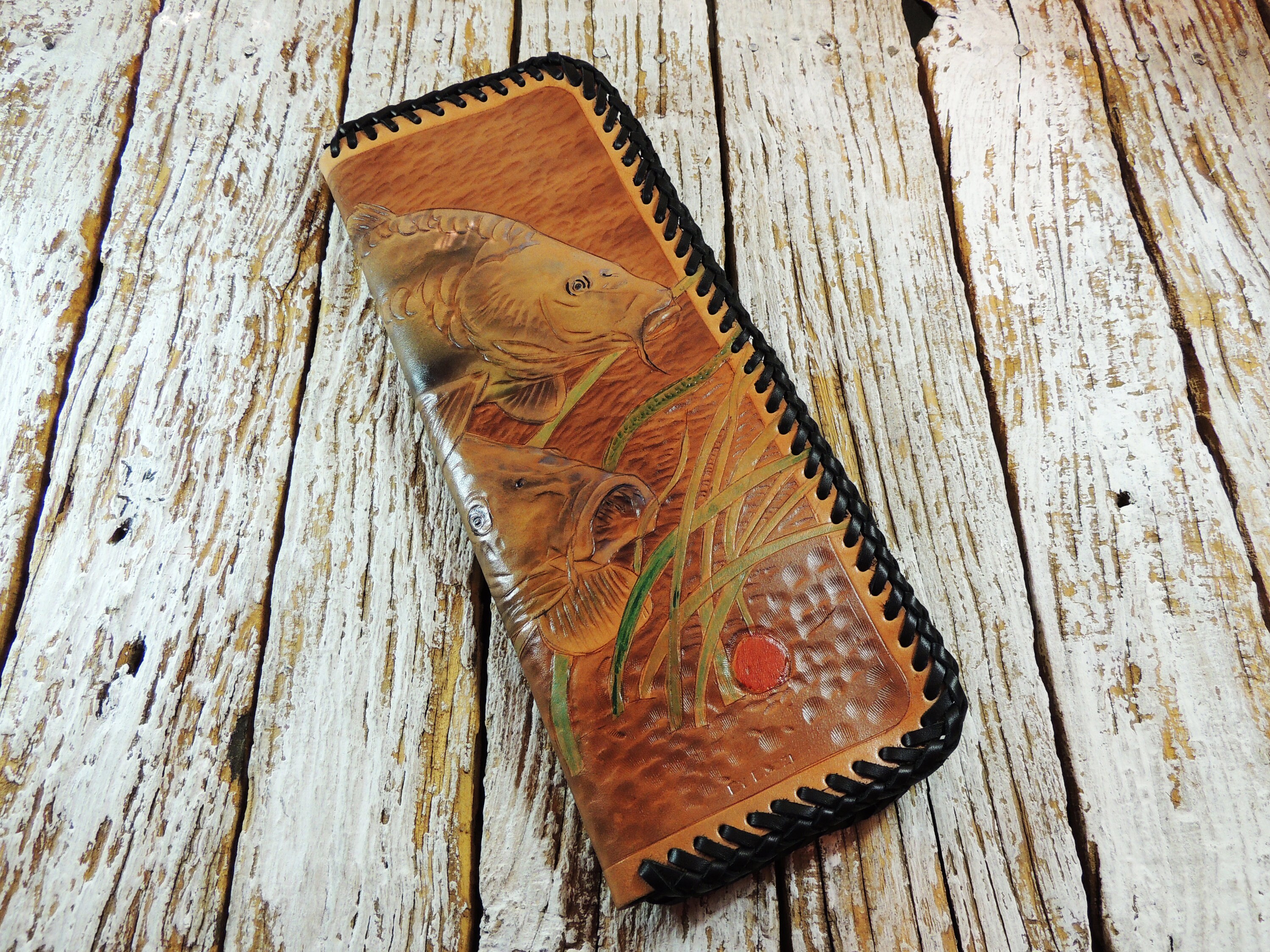 Fishing Rig Wallet / Carp Fishing Wallet / Leather Rig Wallet Etsy