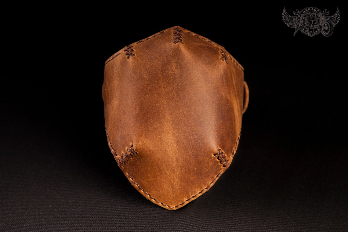 Leather Face Mask for Motorcycles / Leather Motorcycle Face Etsy