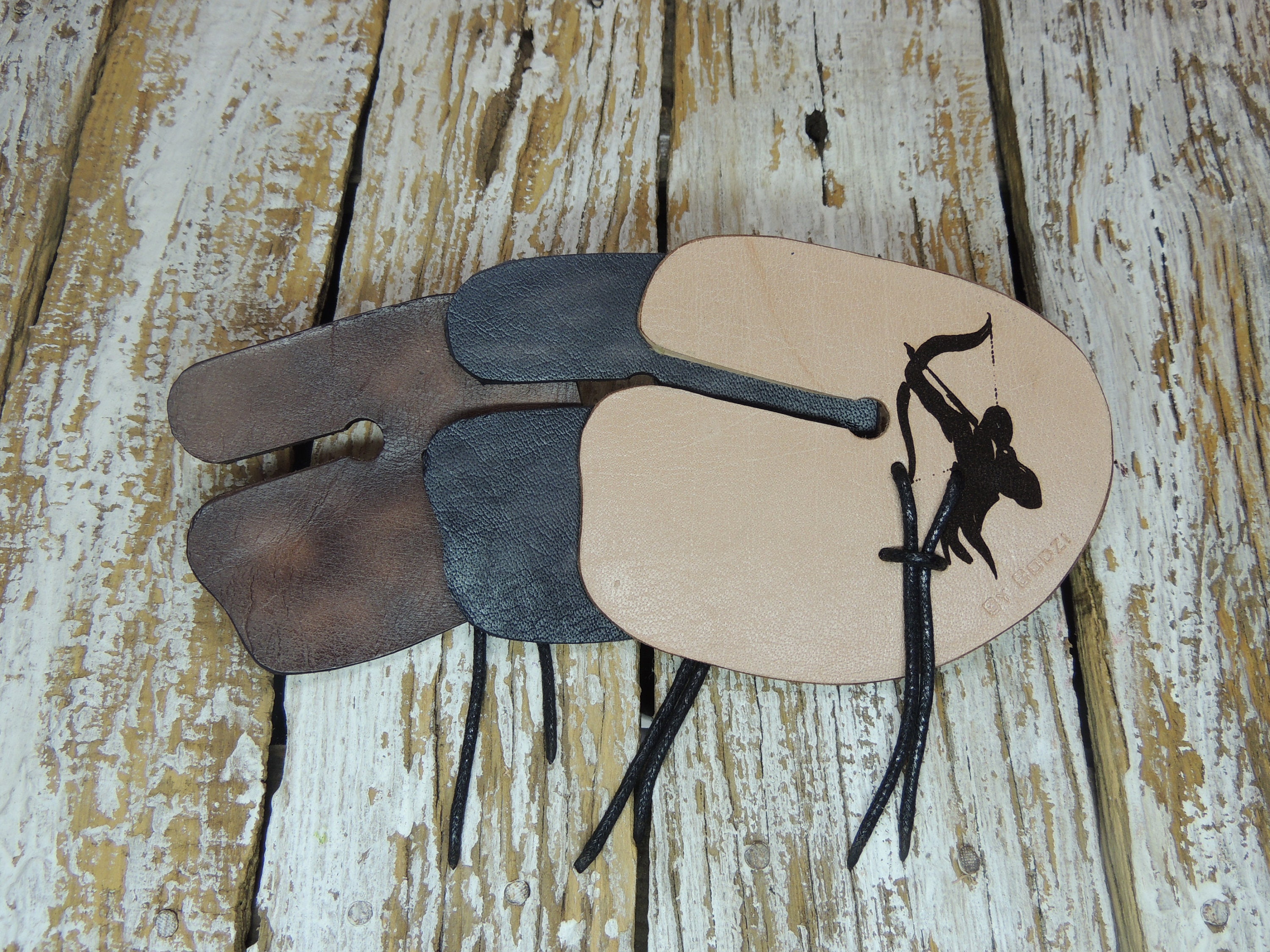 Archery Tab / Archery Shooting Tab / Leather Archery Tab / Etsy