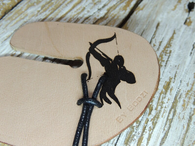 Archery Tab / Archery Shooting Tab / Leather Archery Tab / Etsy