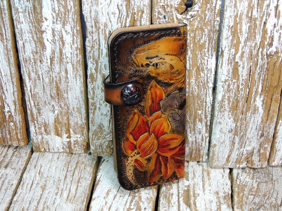 レザーウォレット(カービング)チェーン ＼期間限定10%OFF／ ウォレットチェーン ベルトループ 6本