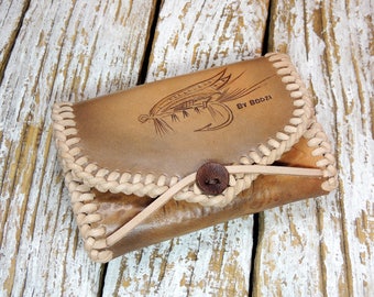 Fly Fishing Wallet / Leather Wallet For Flies / Leather Fly Wallet / Fly Fishing Case