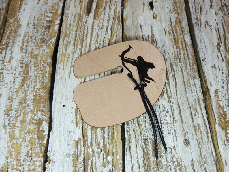 Archery Tab / Archery Shooting Tab / Leather Archery Tab / Etsy