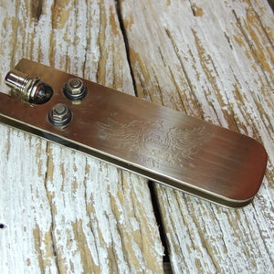 Handmade Tattoo Machine Pedal / Engraved Foot Pedal / Tattoo Foot Pedal Switch