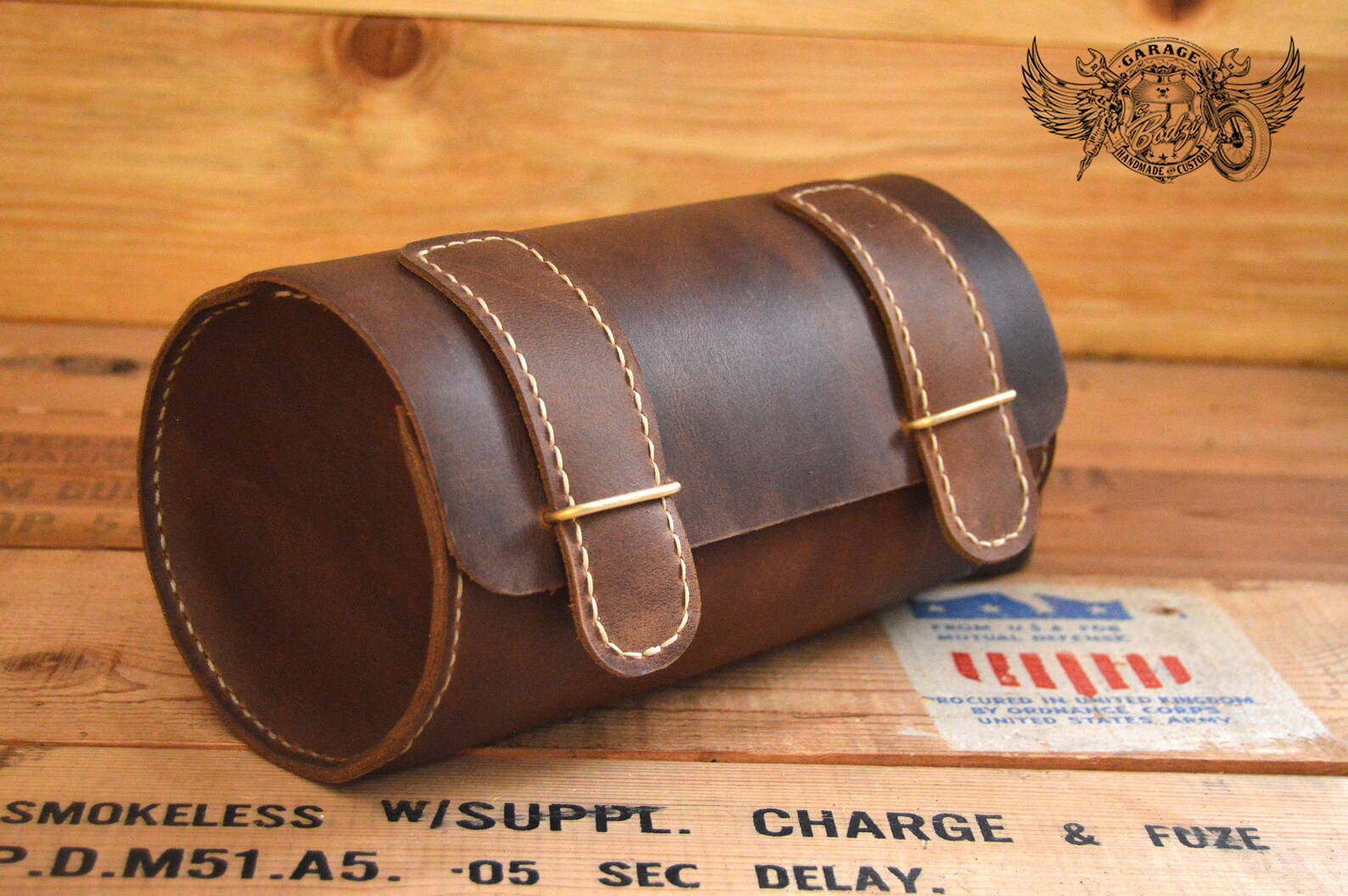Leather Motorcycle Tool Bag / Leather Bag for Motorcycle Tools Etsy