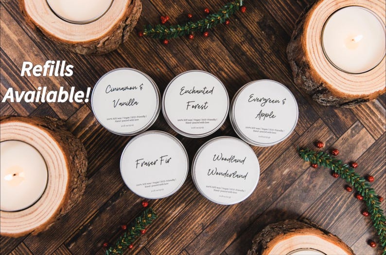 Bulk Christmas Favors • Holiday Gifts Bulk • Stocking Stuffers • Teacher Appreciation Gifts • Hostess Gifts • Holiday Candle Gifts bild 7