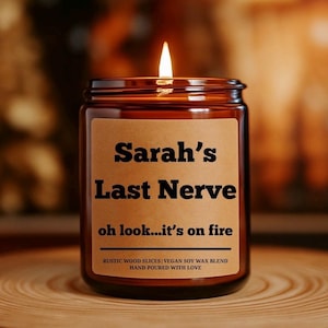 Personalized Candle Gift! Personalized Christmas Gift, Gift for Her, Gift for Him, Funny Gift, Unique Holiday Gift, Father Gift, Mom Gift