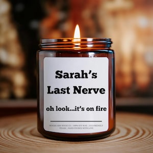 Personalized Candle Gift! Personalized Christmas Gift, Gift for Her, Gift for Him, Funny Gift, Unique Holiday Gift, Father Gift, Mom Gift