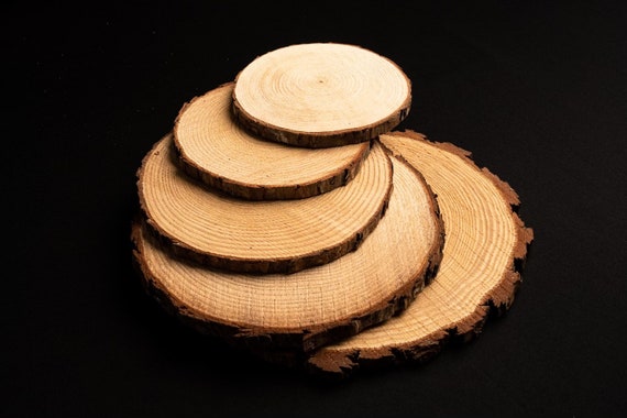 Rustic Home Decor - 5 Pack of natural wood slices! Nature home decor, farmhouse home decor, home decor gift, housewarming gift!