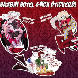 Hazbin Hotel - 4-Zoll-Aufkleber