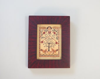 House Blessing In A Mahogany Grained Frame