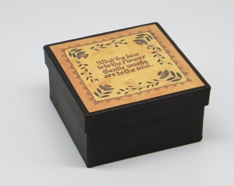 Gentle Words- Small decorative paper mache box