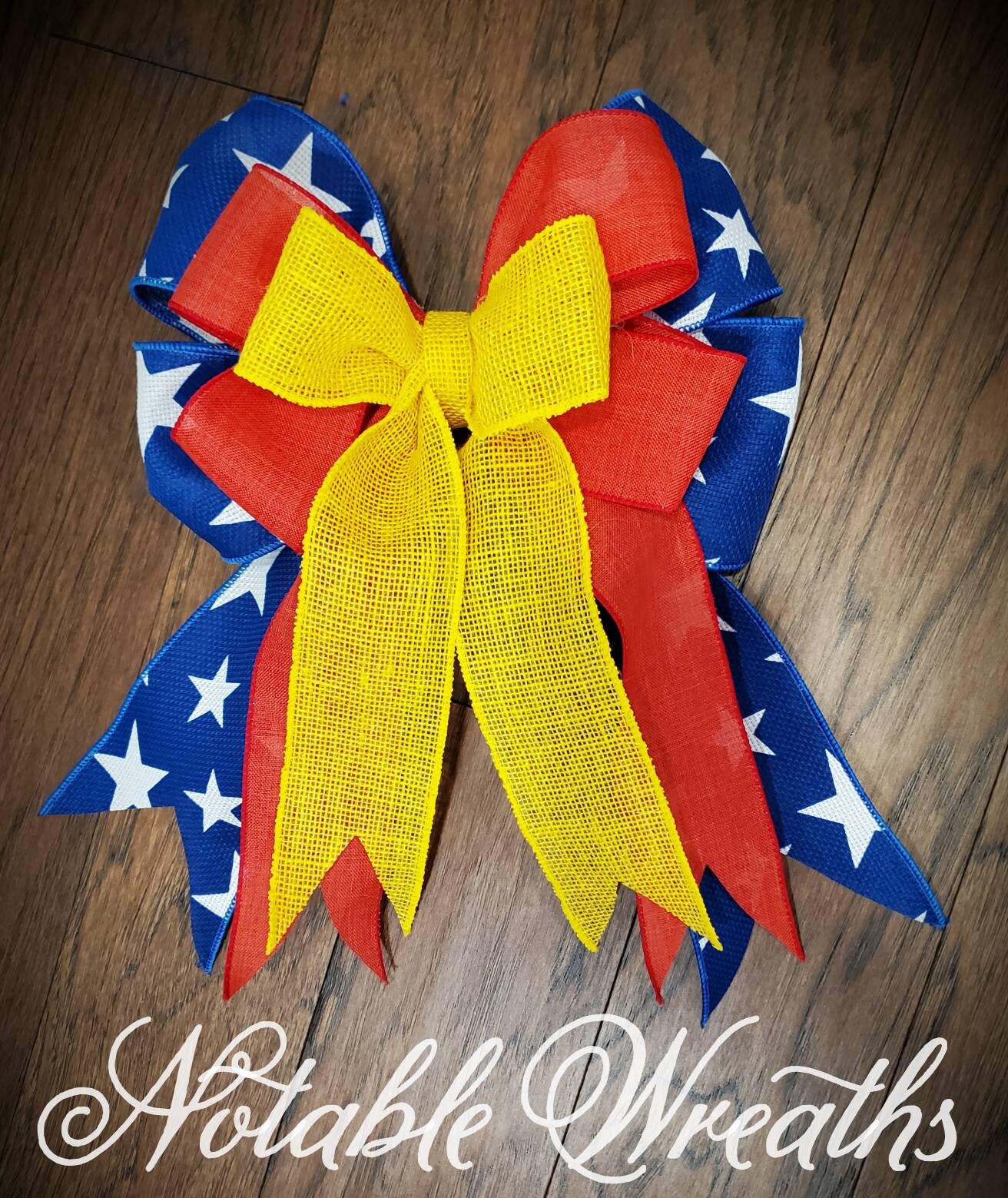 Deployment Bow Deployment Ribbon Patriotic Bow Yellow Etsy