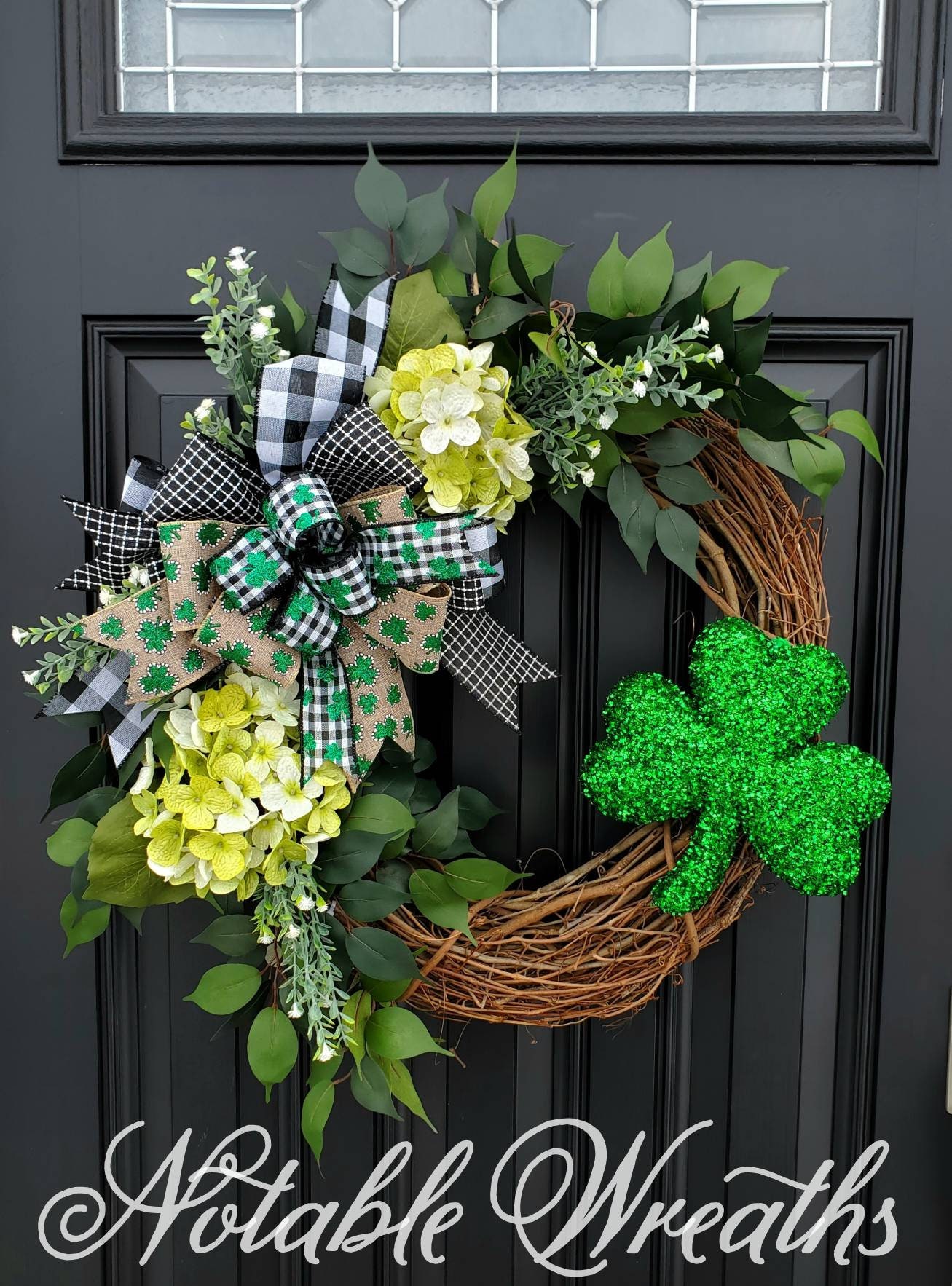 Spring wreath St Patrick day wreath St patrick decor,wreath for front door wreathe Spring wreath St Patrick day wreath St patrick decor,wreath for front door wreathe