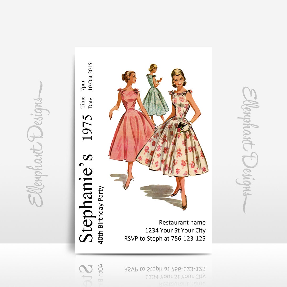 50 and 60 dresses