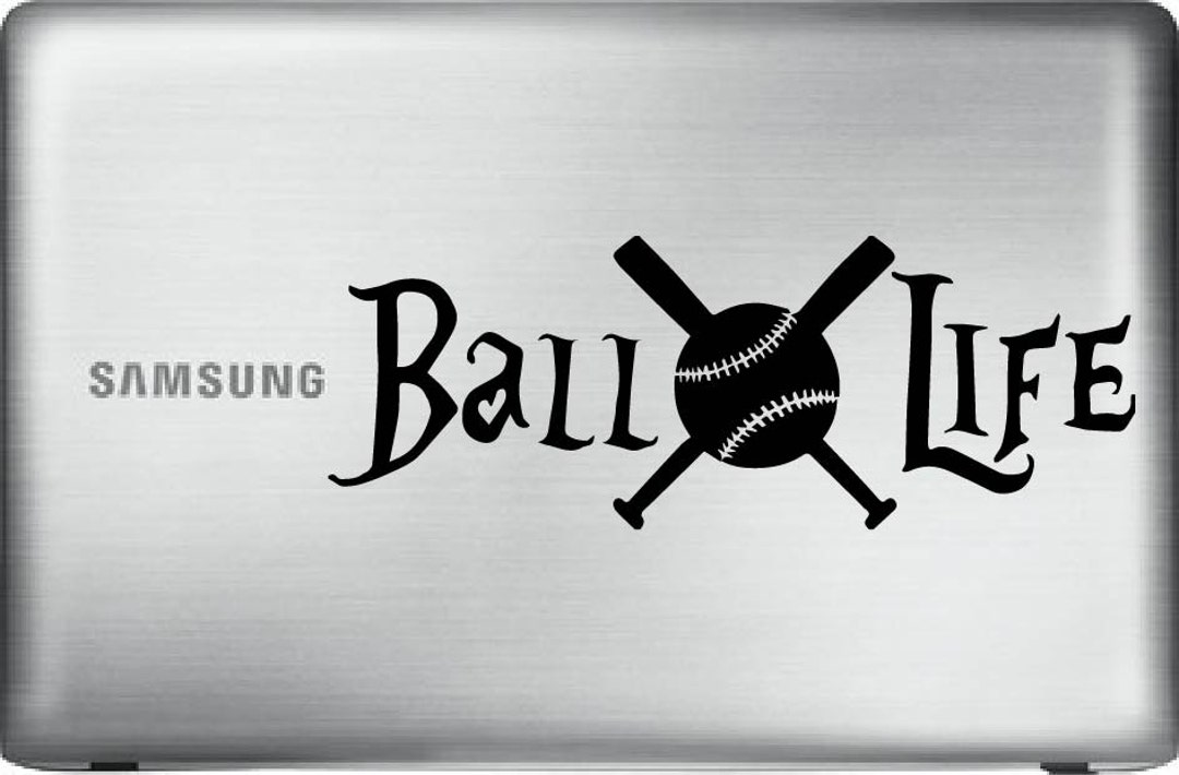 BALL LIFE Baseball Softball Vinyl Decal Sticker for Car Window Etsy