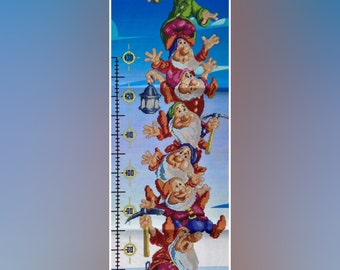 Kids Height meter Beaded cross stitch picture kit, Funny stadiometer Large Bead embroidery kit