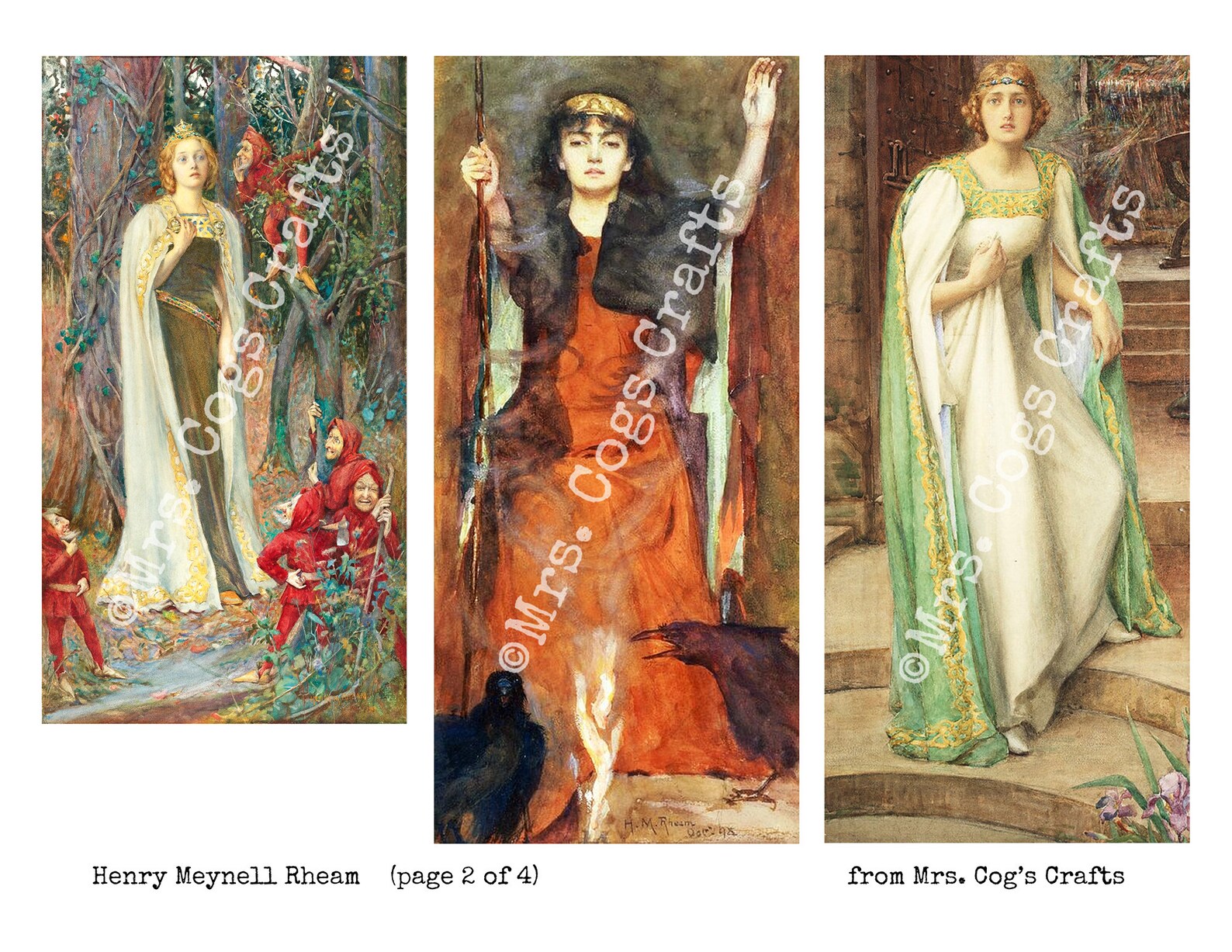 Henry Meynell Rheam - Digital Ephemera Classics, Printable Images ...