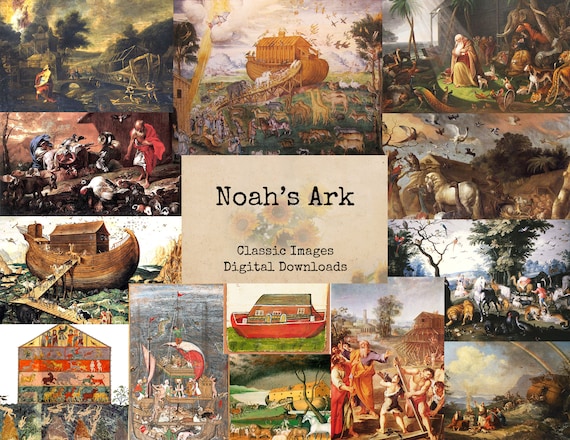 Noah's Ark - Printable Images, Ephemera, Digital Images