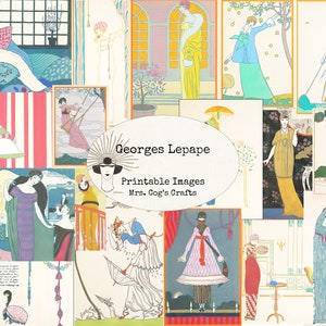 Georges Lepape - Printable Images, Digital Ephemera, Vintage Art ...