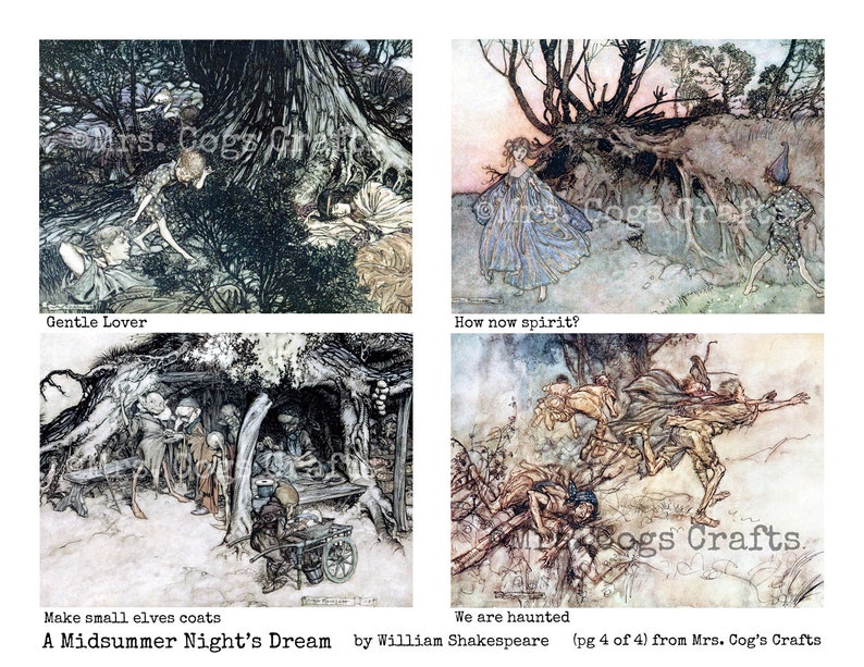 A Midsummer Night's Dream - a Comedy by William Shakespeare, Digital ...