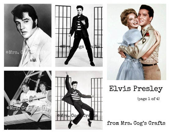 Elvis Presley Digital Ephemera, Digital Images, Vintage Photos.