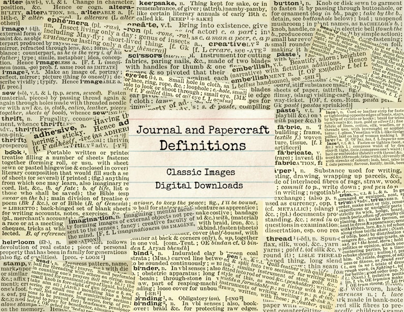 Definitions - Journal and Papercraft - Journal Prompts, Printable Words ...