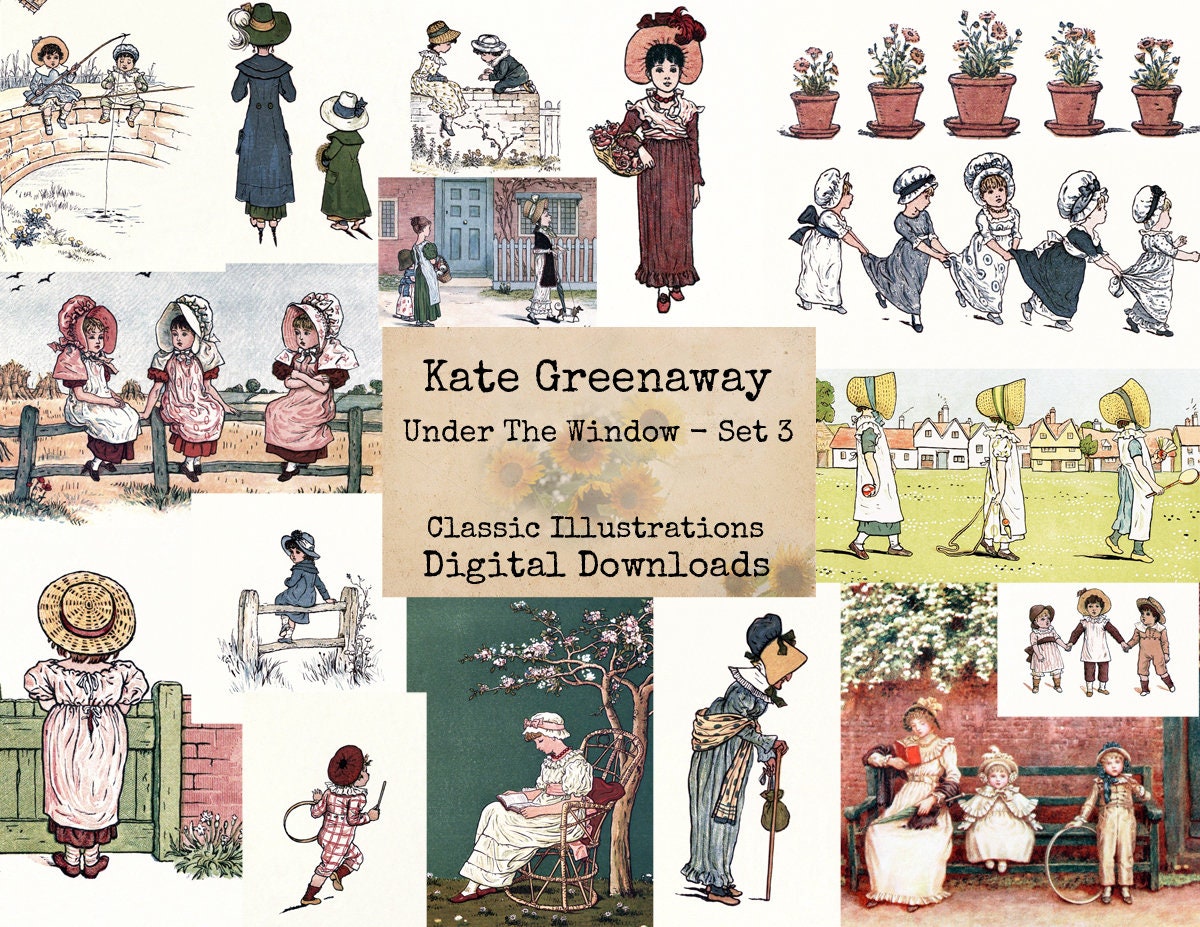 1888年年鑑 ケイト・グリーナウェイ フランス語 アンティーク