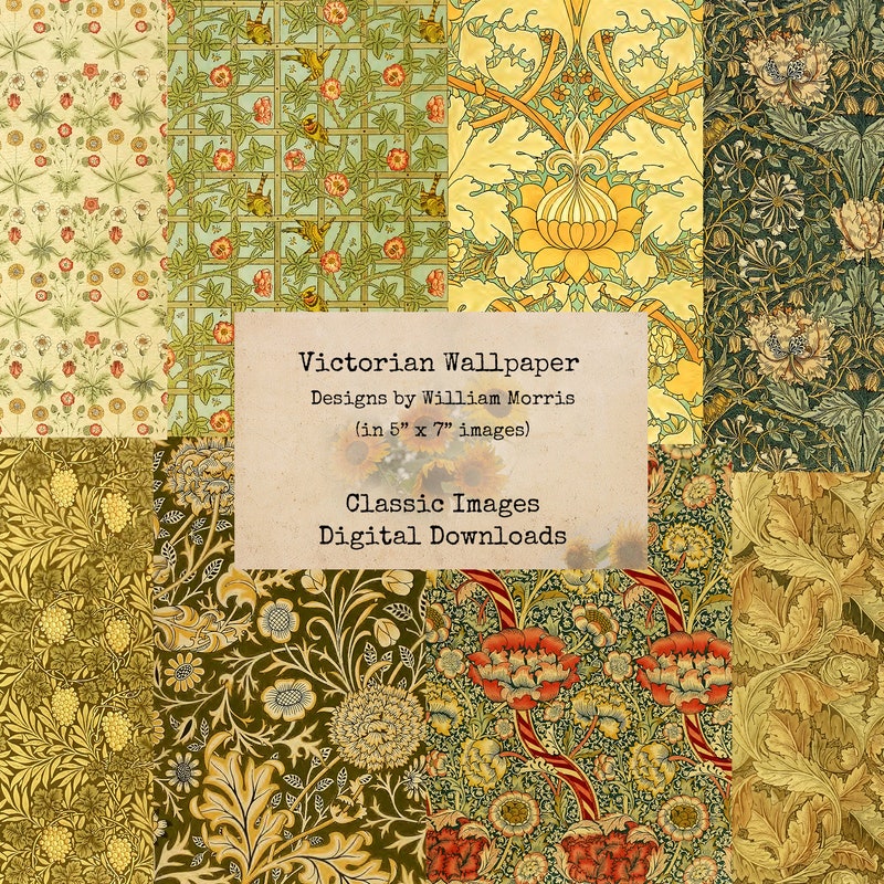 Victorian Wallpaper Designs - Etsy