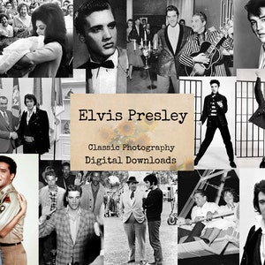 Elvis Presley - Digital Ephemera, Digital Images, Vintage Photos, Instant Download, Digital Collage, Elvis, Elvis Presley, Elvis Photos