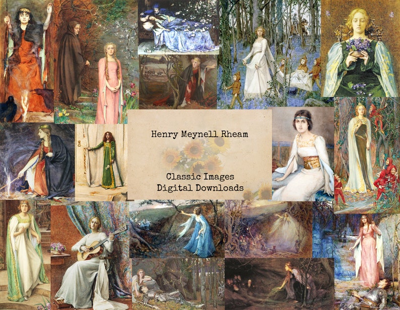 Henry Meynell Rheam - Digital Ephemera Classics, Printable Images ...