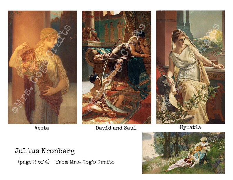 Julius Kronberg Printable Images Ephemera Classics Digital Images julius-kronberg-printable-images-ephemera-classics-digital-images