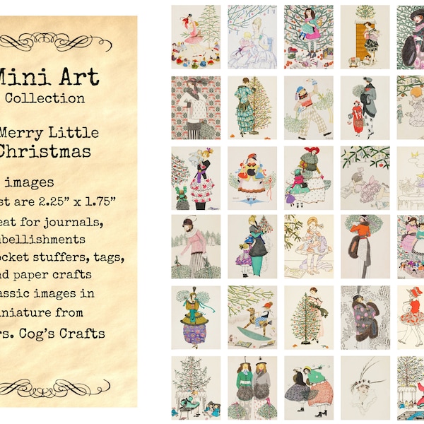Miniature Christmas Printable - Etsy