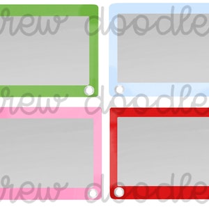 Watercolor Sketch Toys Digital Clip Art Set- Instant Download