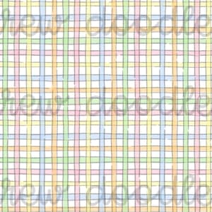 Aquarell Pastell Plaid Print Muster Digitale Papiere Hintergründe 4x6 7x5 und 5x7 - Instant Download