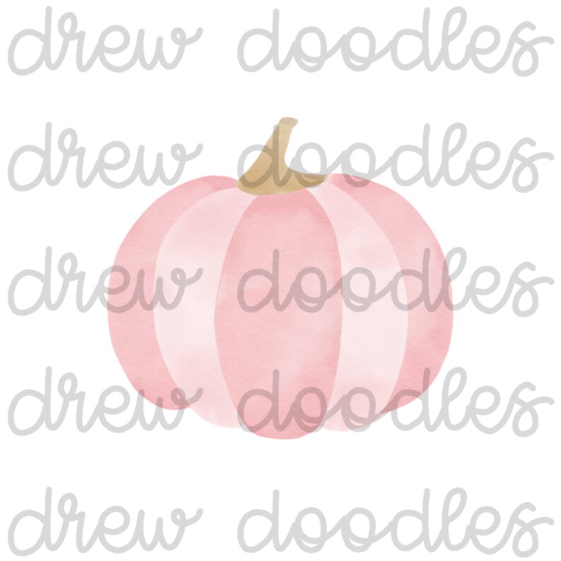 Download Clip Art Watercolor Pink Pumpkins Digital Clip Art Set Instant Download Art Collectibles