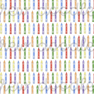 Acuarela crayones primarios escuela patrón papeles digitales fondos 4x4, 7x5 y 5x7- descarga instantánea