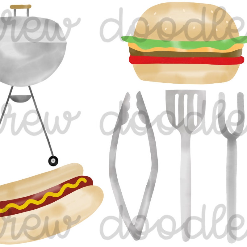 Bbq Clip Art - Etsy