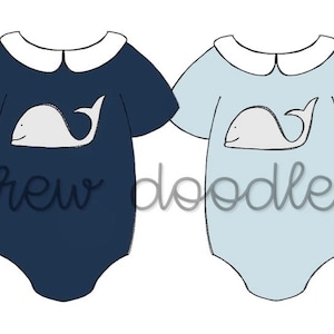 Baby Boy Onesies Digital Clip Art Set Instant Download image 4