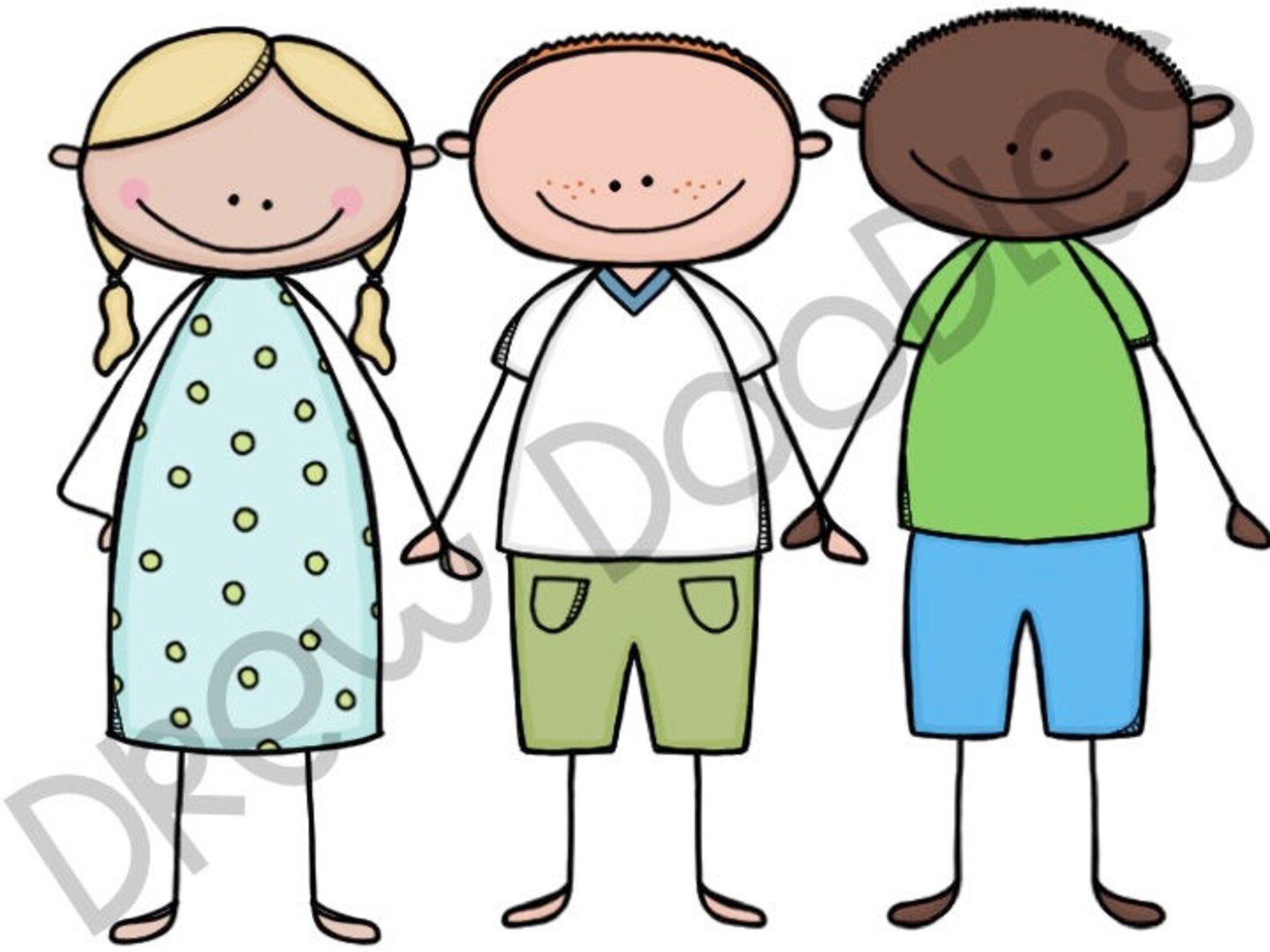 School Friends Digital Clip Art Set Instant Download - Etsy