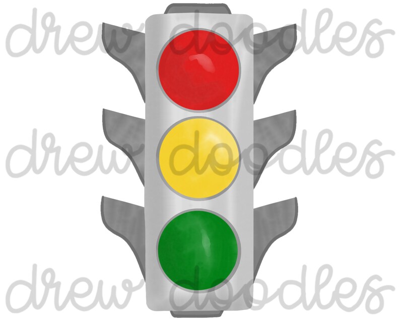 Watercolor Traffic Signs Instant Download - Etsy