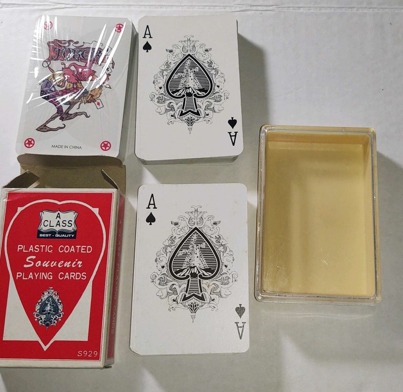 3 Decks Florida Souvenir Playing Cards Map St Augustine Key Etsy