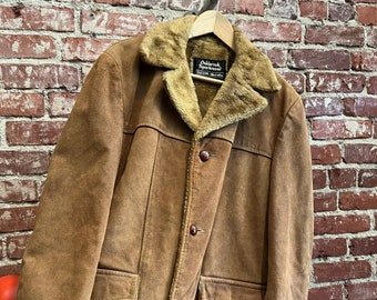 Suede Sherpa Jacket - Etsy