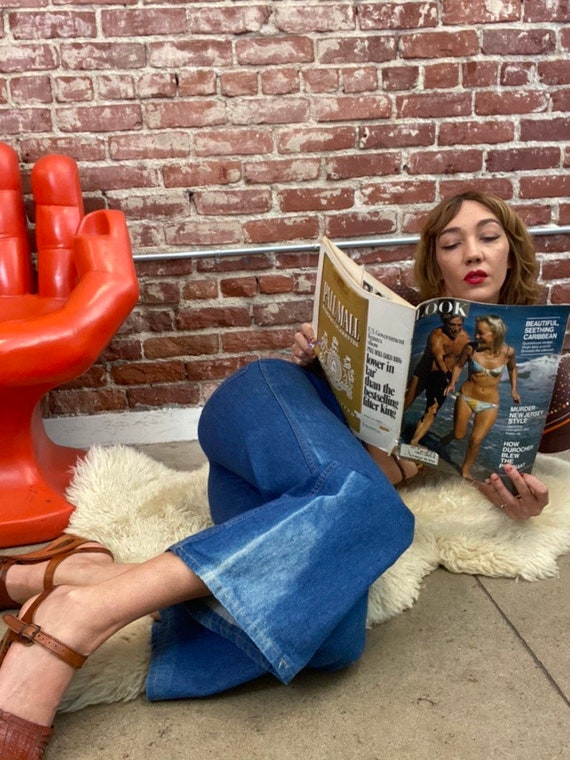 70s Landlubber Denim Flares 30” Waist by 29” Insea