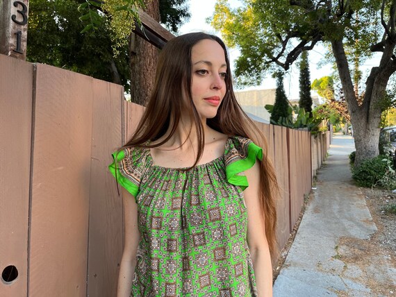 70s Bohemian Blouse Made in Japan - image 4