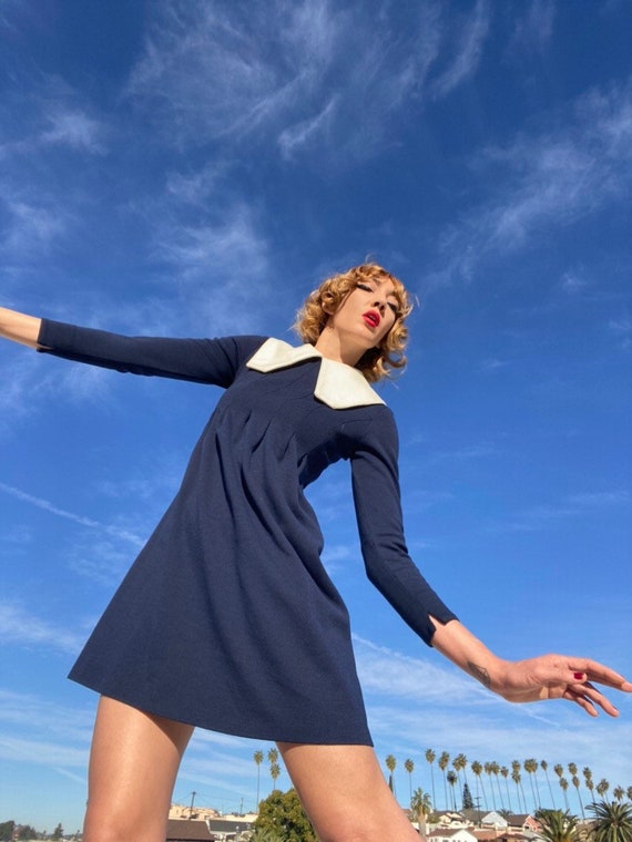 60s Rare Ultra Mod Mini Dress