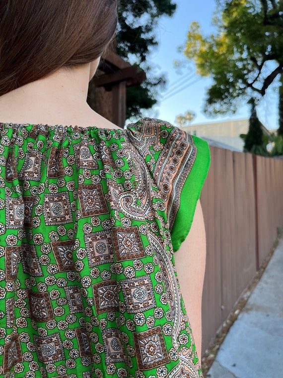 70s Bohemian Blouse Made in Japan - image 8